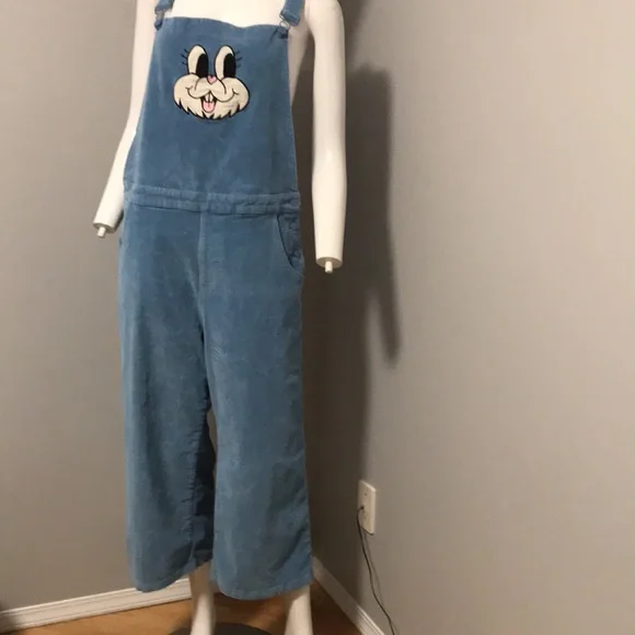 Lazy Oaf Blue Bunny Overalls - Picture 3 of 10